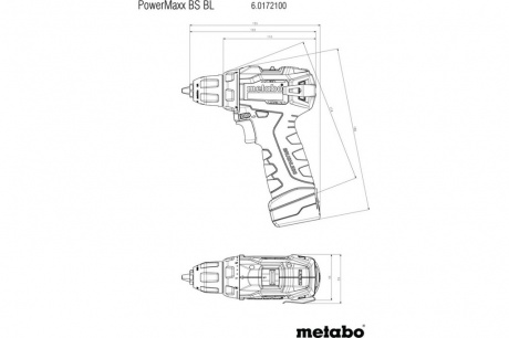 Купить Дрель аккумуляторная Metabo PowerMaxx BS BL фото №3