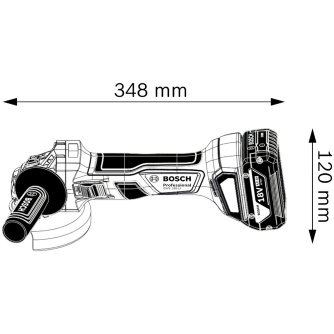 Купить УШМ BOSCH GWS 180-LI   0.601.9H9.0R1 фото №3