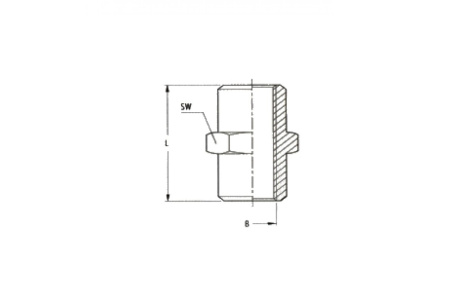 Купить Переходник GAV 1225/5 280/10  F1/2*F1/2"  цилиндрическая муфта  12025 фото №2